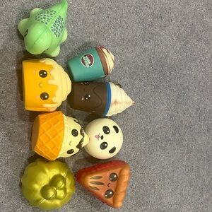 Cute Animal and Dessert Squishy Toy Set